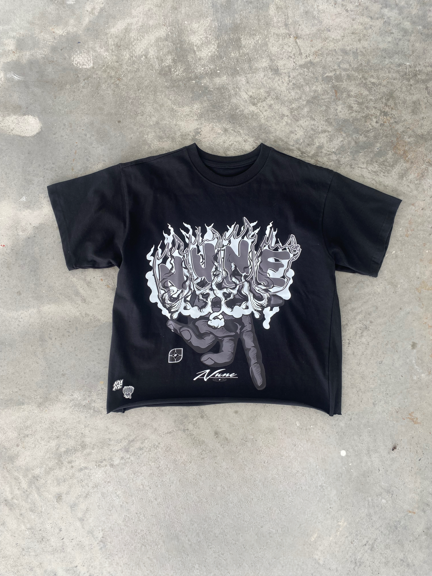 "DON'T BITE THE HAND THAT FEEDS YOU" BLK TEE